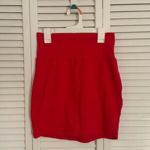 Red Athletic Skirt